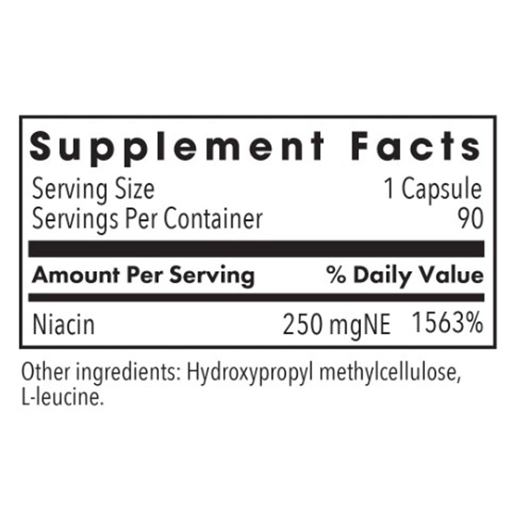 Allergy Research Group Niacin Vitamin B3 90c