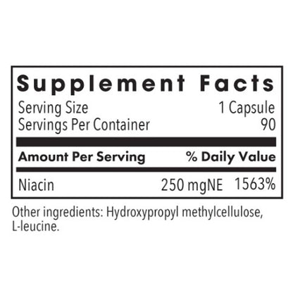 Allergy Research Group Niacin Vitamin B3 90c