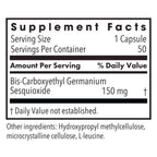 Allergy Research Group Organo-Germanium Ge-132 50vc