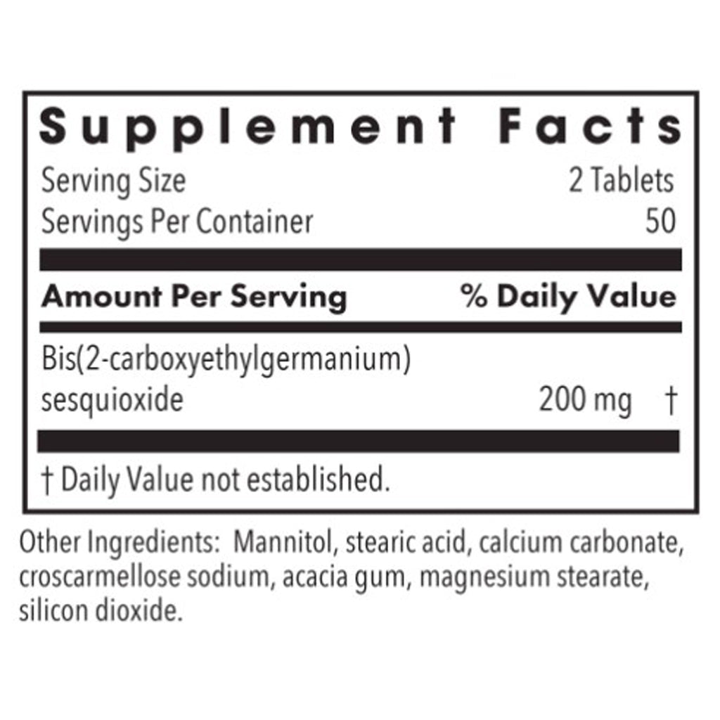 Allergy Research Group OrganoGermanium 100t