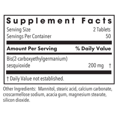 Allergy Research Group OrganoGermanium 100t