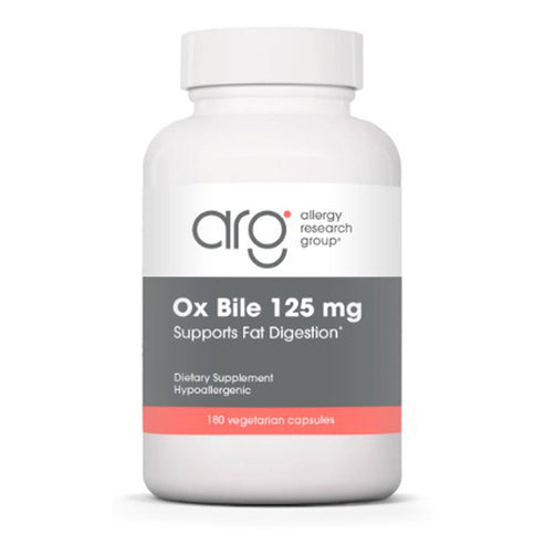 Allergy Research Group Ox Bile 125mg 180c