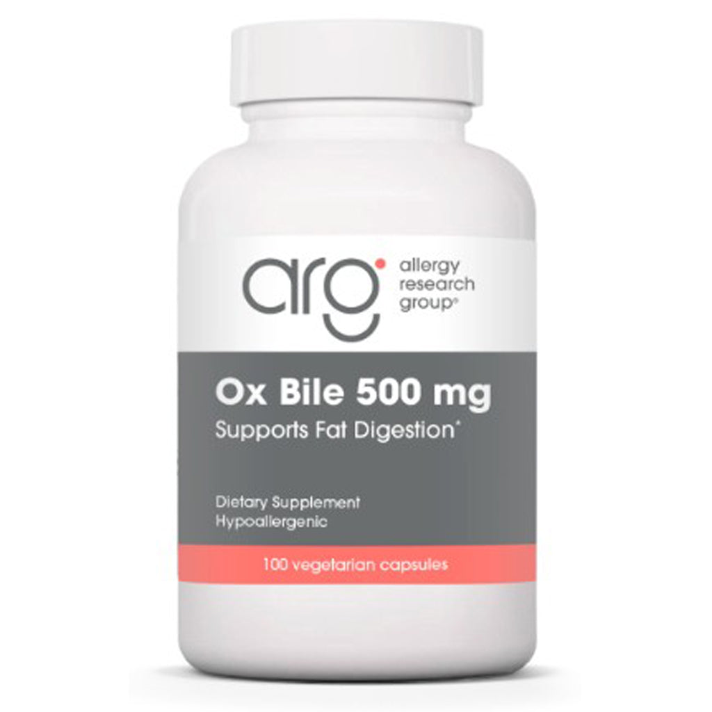 Allergy Research Group Ox Bile 500mg 100c