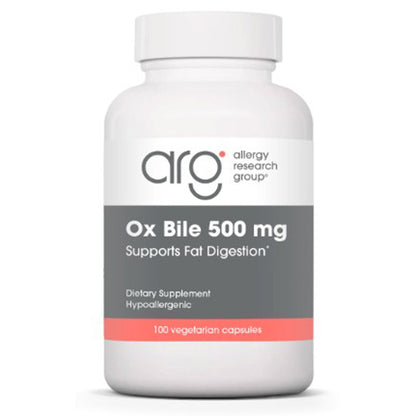 Allergy Research Group Ox Bile 500mg 100c