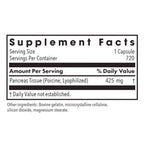 Allergy Research Group Pancreas Natural Glandular (Pork) 720c