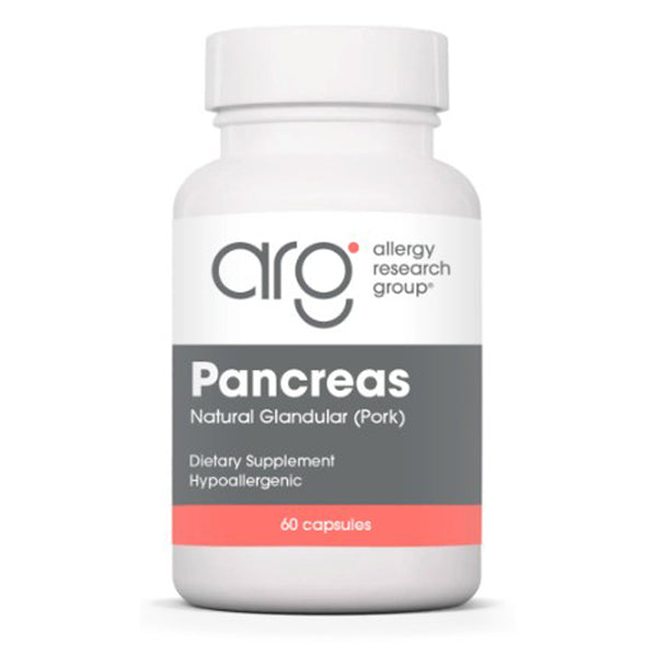 Allergy Research Group Pancreas Natural Glandular (Pork)  60c