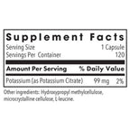 Allergy Research Group Potassium Citrate 99mg 120c
