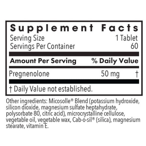 Allergy Research Group Pregnenolone 50mg 60t