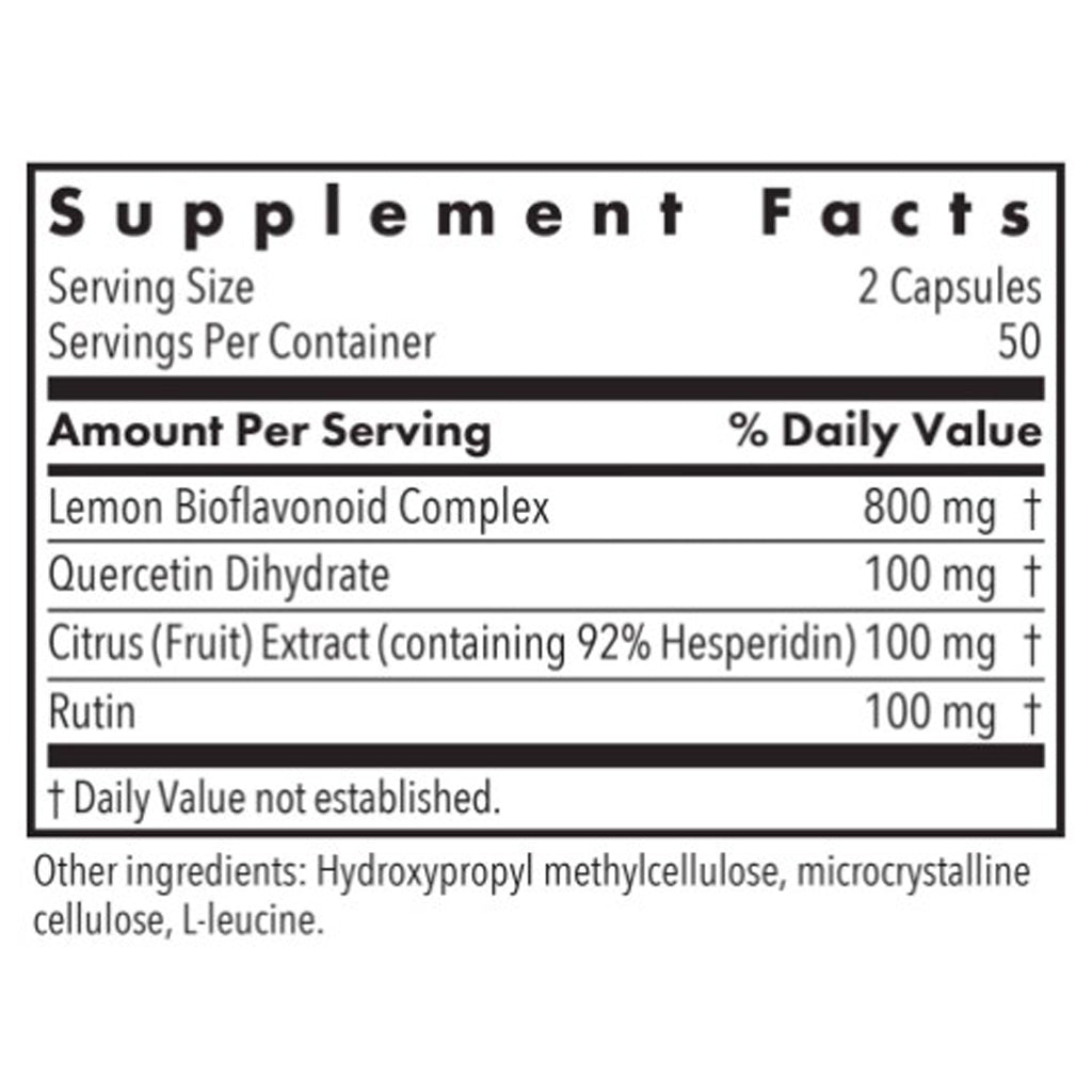 Allergy Research Group Quercetin Bioflavonoids 100c
