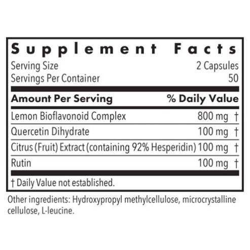 Allergy Research Group Quercetin Bioflavonoids 100c