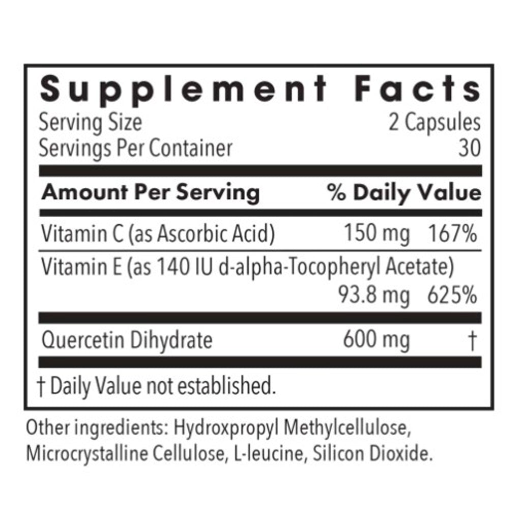 Allergy Research Group Quercetin 300 60c