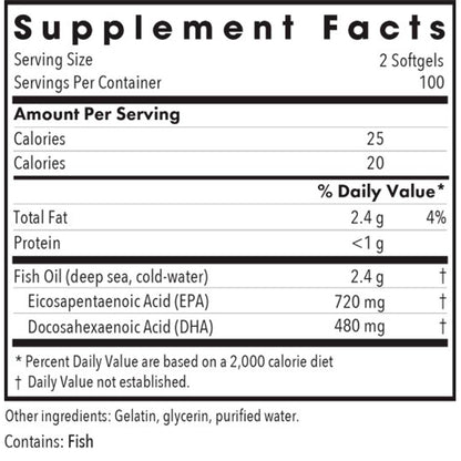 Allergy Research Group Super EPA Fish Oil 200sg