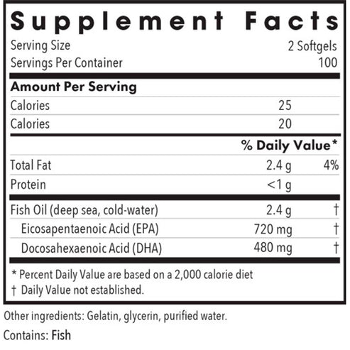 Allergy Research Group Super EPA Fish Oil 200sg