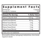 Allergy Research Group TG 100 Natural Glandulars 100vc