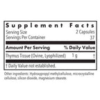 Allergy Research Group Thymus Natural Glandular 75c