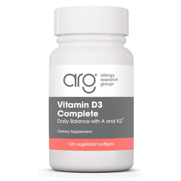 Allergy Research Group Vitamin D3 Complete 2000 IU 120 veggie softgels