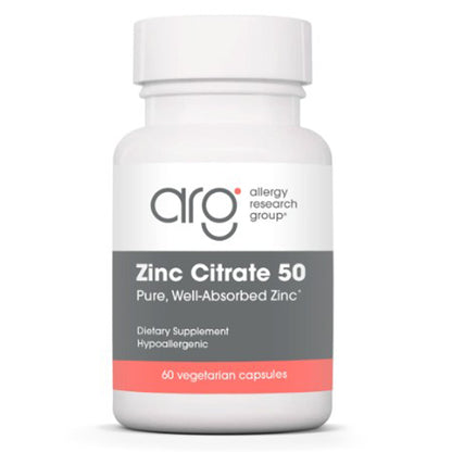 Allergy Research Group Zinc Citrate 50mg