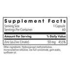 Allergy Research Group Zinc Citrate 50mg