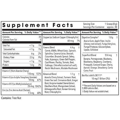 Allergy Research Group Super Greens Powder 8.45 oz