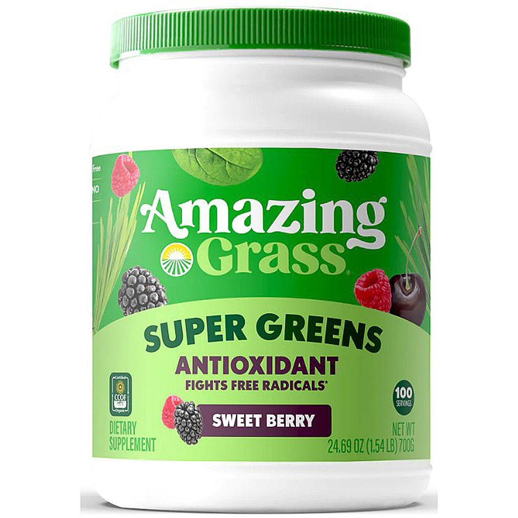 Amazing Grass Super Greens Antioxidant - Sweet Berry 24.69oz 100 servings