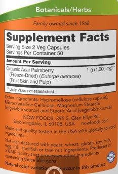 NOW Acai 500mg 100vc