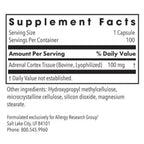 Allergy Research Group Adrenal Cortex 100vc