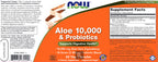 NOW Aloe Vera 10,000 & Probiotics 60vc