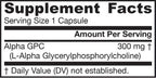 Jarrow Formulas Alpha GPC 300mg