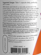 NOW Alpha Lipoic Acid 600mg 120vc