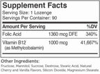 Advanced Nutrition by Zahler B12 Energizer 90 lozenges Cherry
