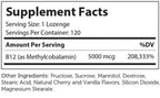Advanced Nutrition by Zahler B12 Energizer+ 120 Lozenges Cherry