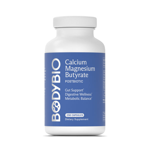 BodyBio Calcium/Magnesium Butyrate 250 caps