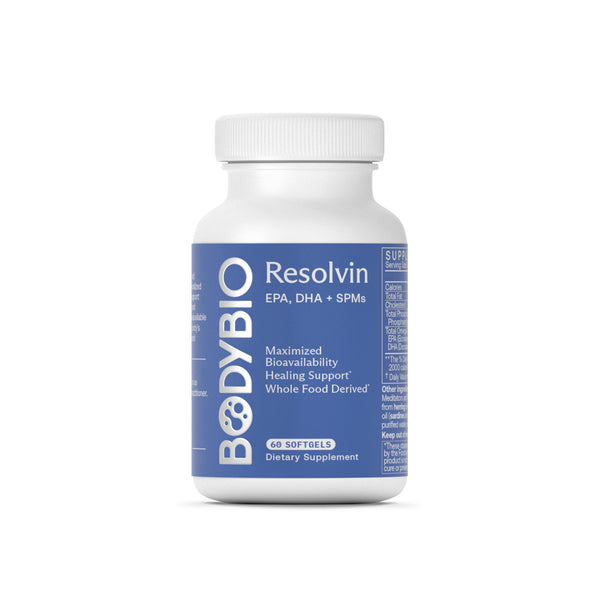 BodyBio Resolvin (Formerly Fish Oil+) 60sg