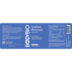 BodyBio Sodium Butyrate 600mg 60c