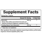 Bioclinic Naturals Resveratrol 60vc