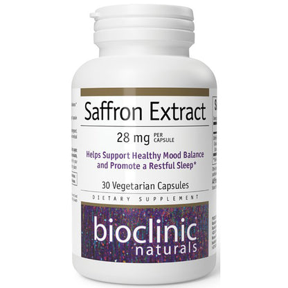 Bioclinic Naturals Saffron 30 veg caps