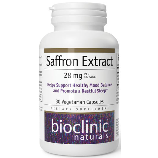 Bioclinic Naturals Saffron 30 veg caps