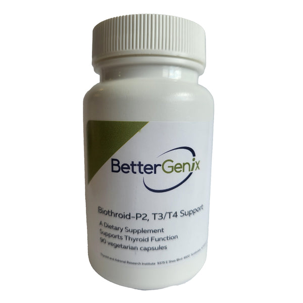 Biothroi-P2 thyroid support, front label