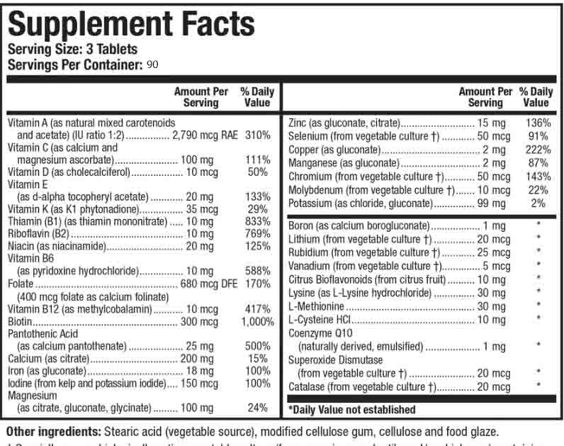 Biotics Research Bio-Multi Plus 270T