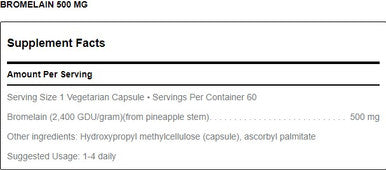Douglas Laboratories Bromelain 500mg 60c