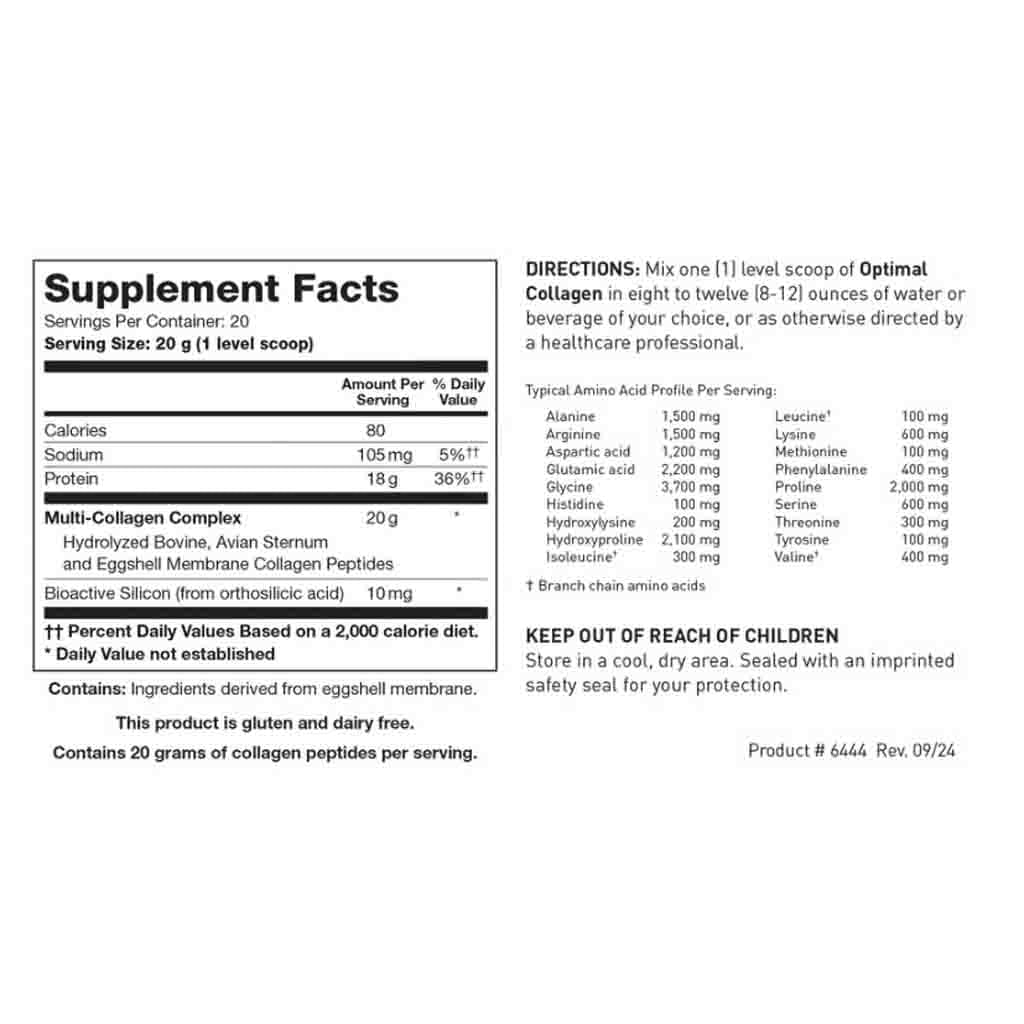 Biotics Research Optimal Collagen 14 oz