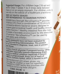 NOW BerryDophilus Extra Strength 50 chewables