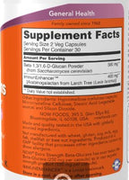 NOW Beta Glucans with ImmunEnhancer ES 60vc