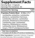 Advanced Nutrition by Zahler BioDophilus 60B 60c