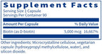 SFI Health Biotin 90c