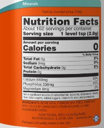 NOW Bone Meal Powder 16oz.