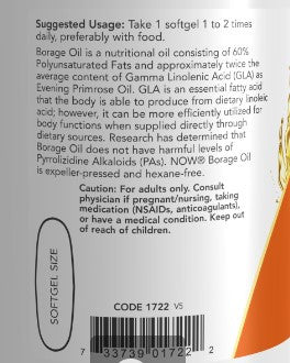 NOW Borage Oil 1000mg 120sg
