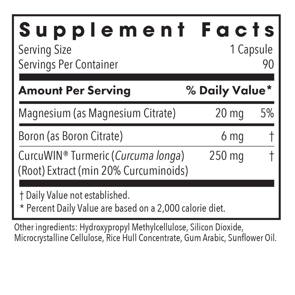 Allergy Research Group Boron Joint with CurcuWIN 90vc