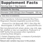 Protocol for Life Balance Bromelain 500mg 90c