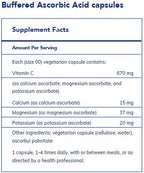 Pure Encapsulations Buffered Ascorbic Acid 90c